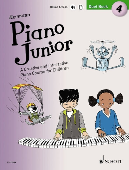 PIANO JUNIOR DUET BK 4 BK/OLA
