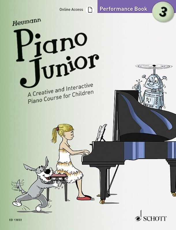 PIANO JUNIOR PERFORMANCE BK 3 BK/OLA