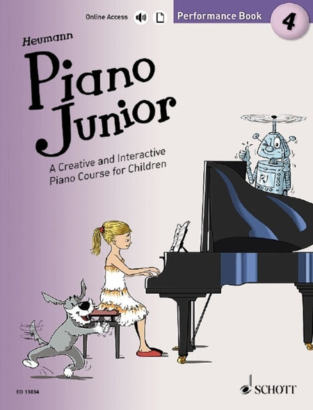 PIANO JUNIOR PERFORMANCE BK 4 BK/OLA