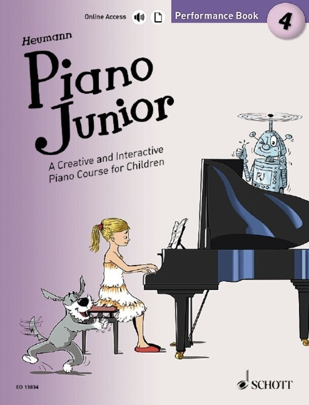 PIANO JUNIOR PERFORMANCE BK 4 BK/OLA