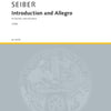 SEIBER - INTRODUCTION AND ALLEGRO FOR CLARINET/CELLO/PIANO