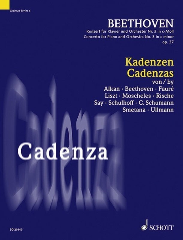 CADENZAS TO BEETHOVEN CONCERTO NO 3 C MIN OP 37