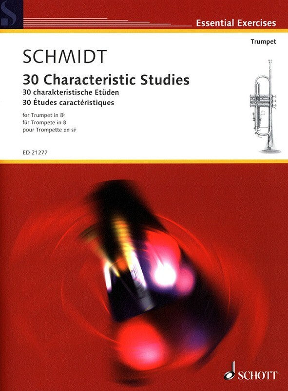 SCHMIDT - 30 CHARACTERISTIC STUDIES FOR TRUMPET