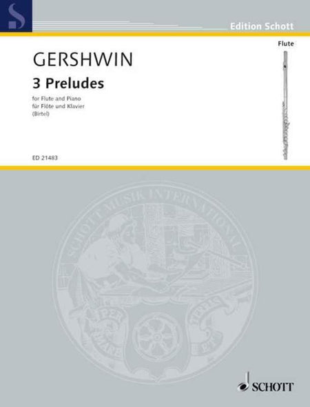 GERSHWIN - 3 PRELUDES FOR FLUTE/PIANO