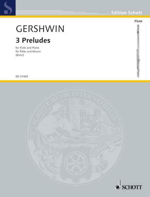 GERSHWIN - 3 PRELUDES FOR FLUTE/PIANO