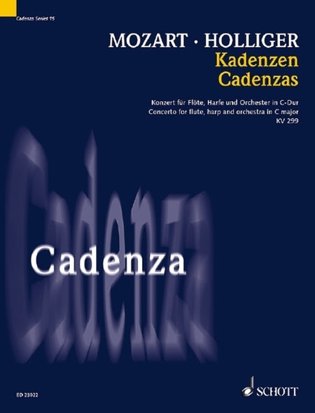 HOLLIGER - CADENZAS K 299 FOR FLUTE/HARP CONCERTO