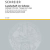 SCHREIER - LANDSCAPE IN THE SNOW FLUTE/VIOLA D'AMORE/CELLO