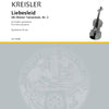 KREISLER - LIEBESLEID (LOVES SORROW) FOR VIOLIN/PIANO