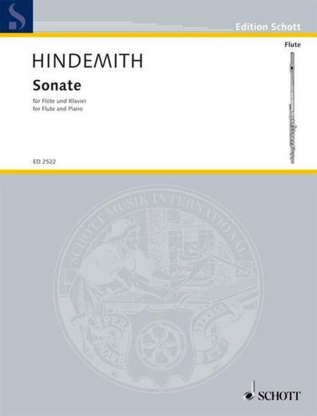 HINDEMITH - SONATA 1936 FLUTE/PIANO