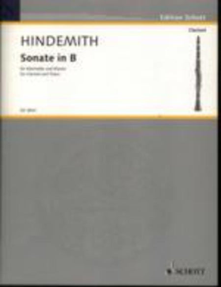 HINDEMITH - SONATA CLARINET/PIANO