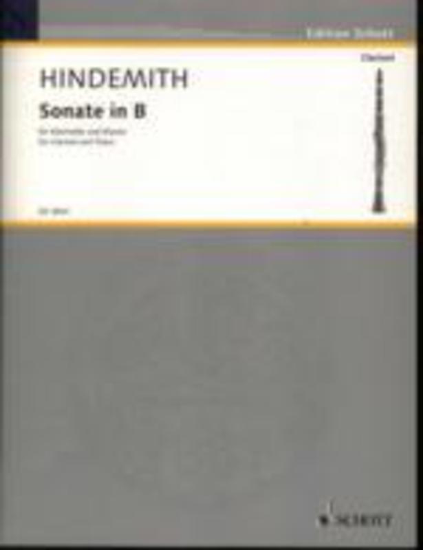 HINDEMITH - SONATA CLARINET/PIANO