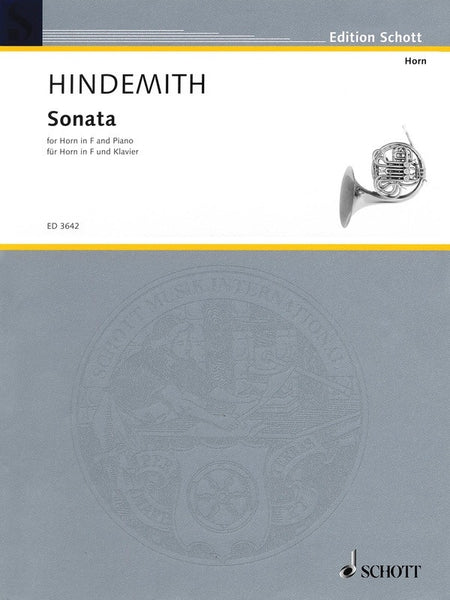 HINDEMITH - SONATA C (1939) FRENCH HORN/PIANO