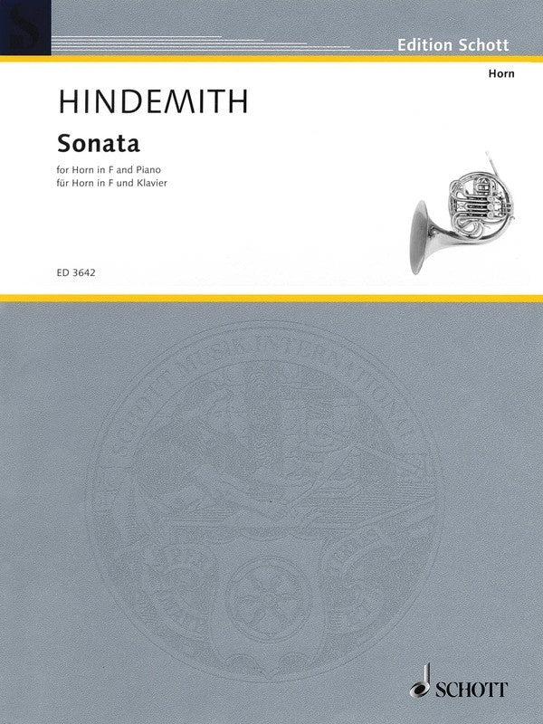HINDEMITH - SONATA C (1939) FRENCH HORN/PIANO