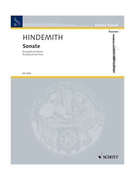 HINDEMITH - SONATA 1938 BASSOON/PIANO