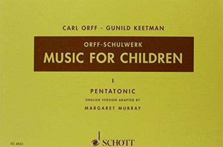 MUSIC FOR CHILDREN VOL 1 PENTATONIC ED MURRAY