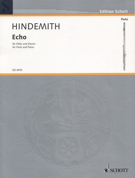 HINDEMITH - ECHO FLUTE/PIANO