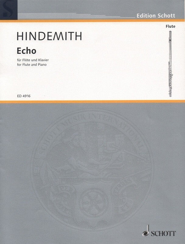 HINDEMITH - ECHO FLUTE/PIANO