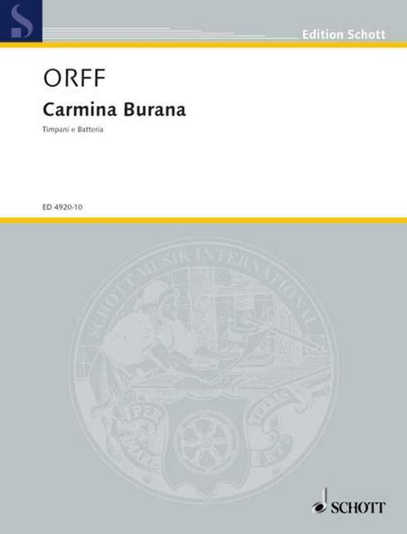 CARMINA BURANA PERCUSSION PARTS