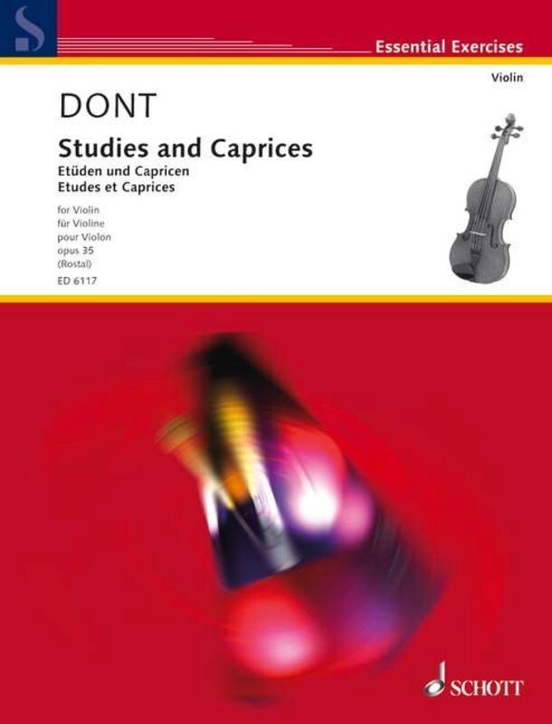 DONT - STUDIES AND CAPRICES OP 35 VIOLIN