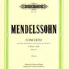 MENDELSSOHN - CONCERTO E MINOR OP 64 VIOLIN/PIANO