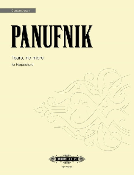 PANUFNIK - TEARS NO MORE FOR HARPSICHORD (POD)
