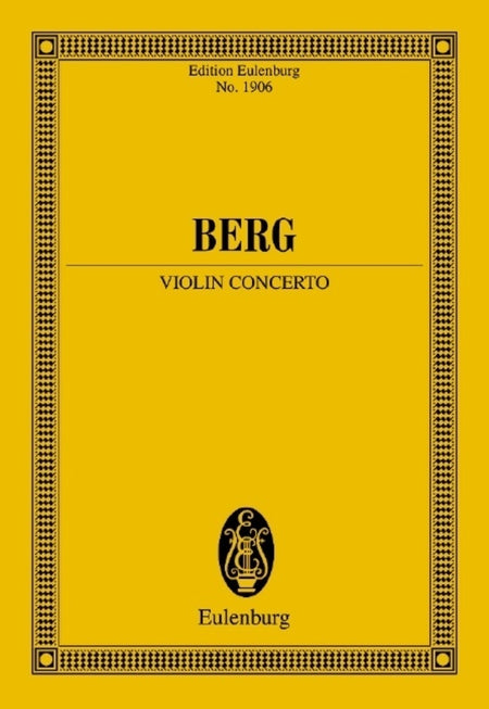 BERG - VIOLIN CONCERTO STUDY SCORE