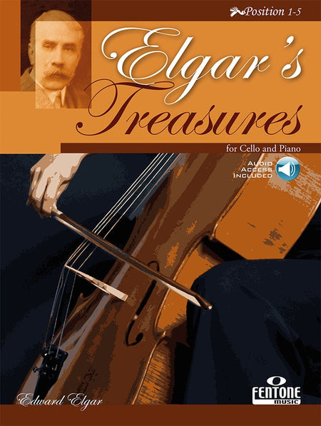 ELGARS TREASURES FOR CELLO/PIANO BK/OLA