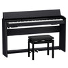 Roland F701CB digital PIANO -Contemporary Black with Height-Adjustable Bench