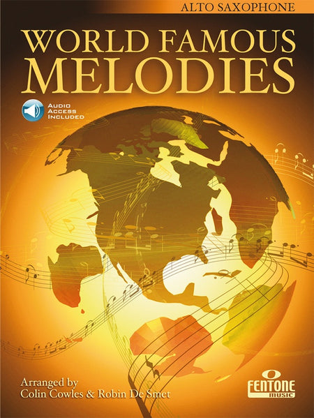 WORLD FAMOUS MELODIES FOR ALTO SAX BK/OLA