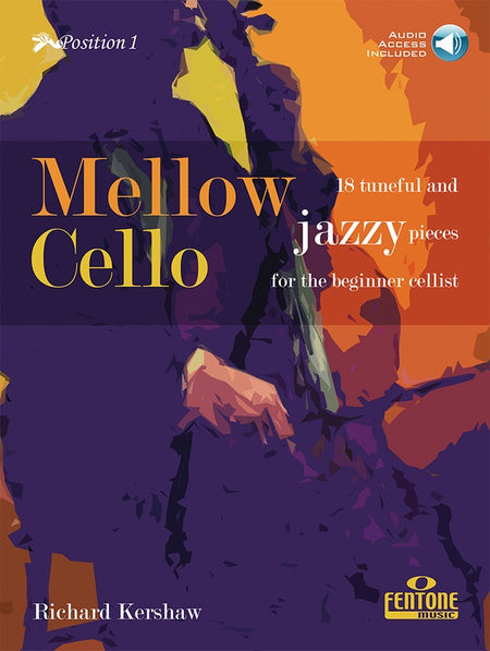 KERSHAW - MELLOW CELLO 18 TUNEFUL JAZZY PIECES CELLO BK/OLA