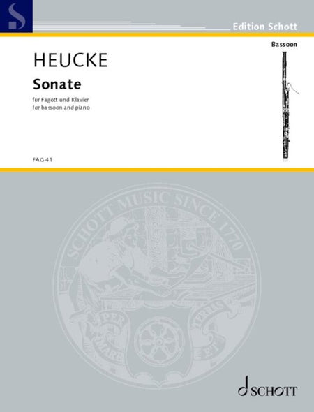 HEUCKE - SONATA OP 114 NO 4 FOR BASSOON/PIANO