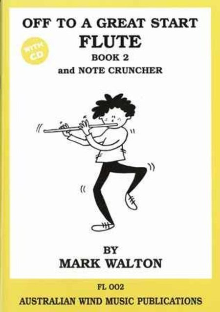 OFF TO A GREAT START FLUTE BK 2 W/NOTE CRUNCHER BK/CD