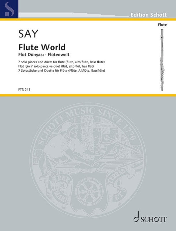 SAY - FLUTE WORLD OP 84 7 SOLO PIECES AND DUETS