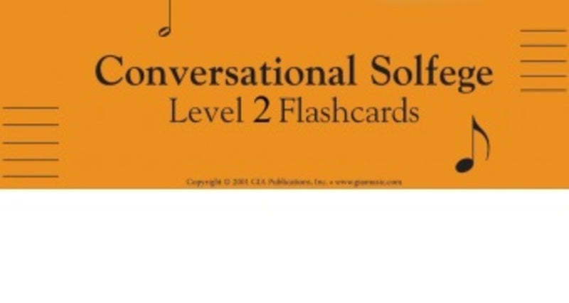 CONVERSATIONAL SOLFEGE LEVEL 2 FLASHCARDS