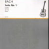 BACH - SUITE NO 1 BWV 1007 ARRANGED FOR GUITAR