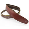 2.5 INCH PADDED GARMENT STRAP MAROON/BROWN