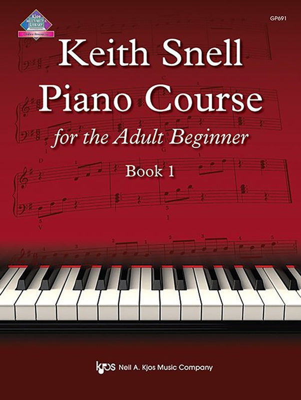 KEITH SNELL PIANO COURSE FOR THE ADULT BEGINNER BK 1 BK/OLA