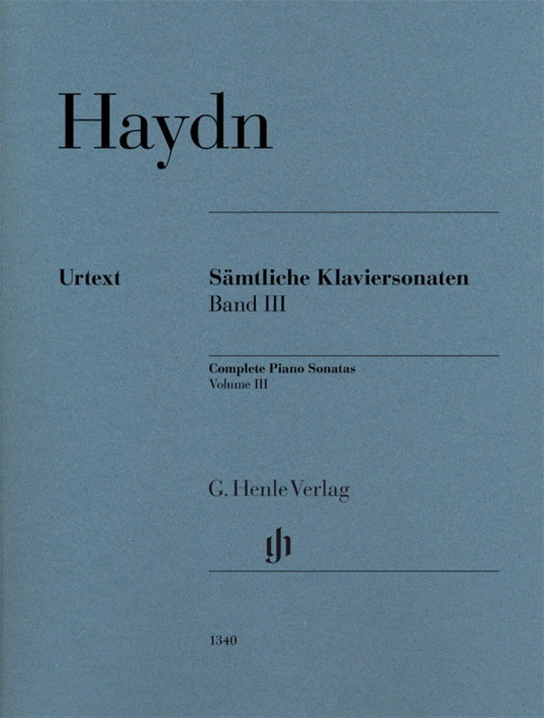 HAYDN - PIANO SONATAS VOL 3 URTEXT