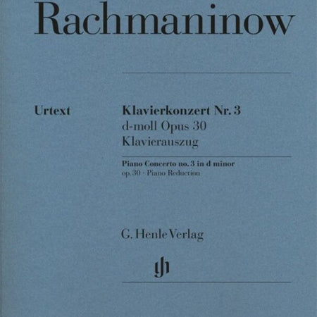 RACHMANINOFF - PIANO CONCERTO NO 3 D MINOR OP 30 2P4H
