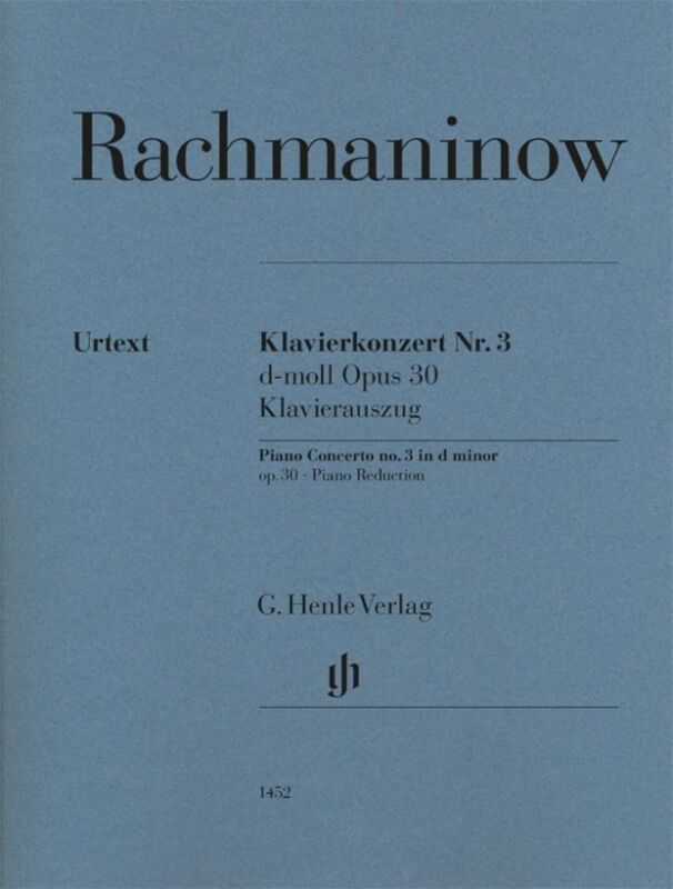 RACHMANINOFF - PIANO CONCERTO NO 3 D MINOR OP 30 2P4H