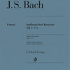 BACH - ITALIAN CONCERTO BWV 971 FOR PIANO WITHOUT FINGERING