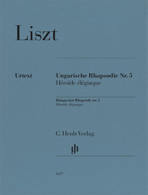 LISZT - HUNGARIAN RHAPSODY NO 5 FOR PIANO URTEXT