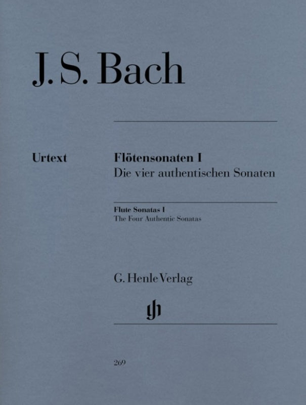 BACH - SONATAS VOL 1 AUTHENTIC SONATAS FLUTE/PIANO