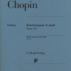 CHOPIN - SONATA OP 35 B FLAT MIN URTEXT