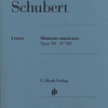 SCHUBERT - MOMENTS MUSICAL OP 94 D 780 URTEXT