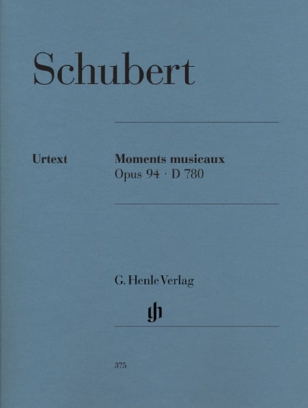 SCHUBERT - MOMENTS MUSICAL OP 94 D 780 URTEXT