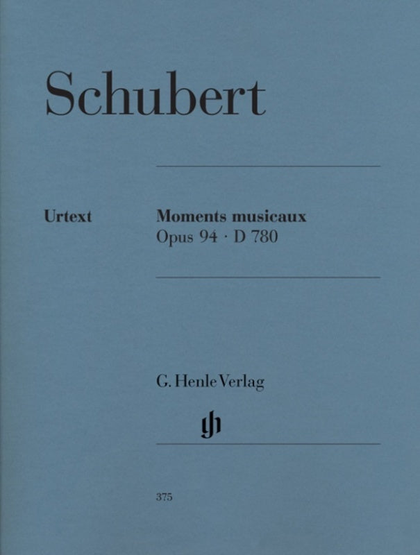 SCHUBERT - MOMENTS MUSICAL OP 94 D 780 URTEXT