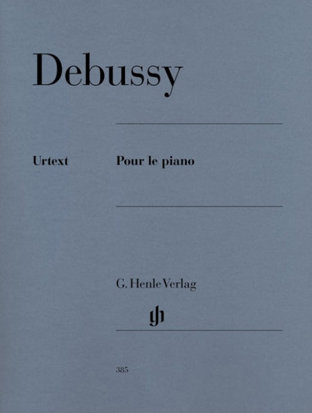 DEBUSSY - POUR LE PIANO URTEXT