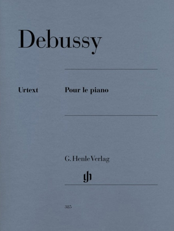 DEBUSSY - POUR LE PIANO URTEXT