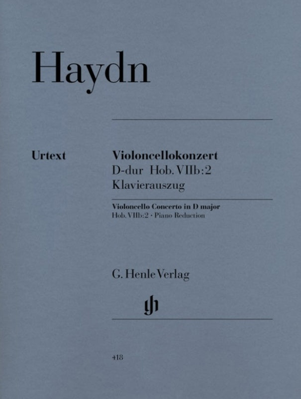 HAYDN - CONCERTO D MAJOR HOB 7B NO 2 CELLO/PIANO